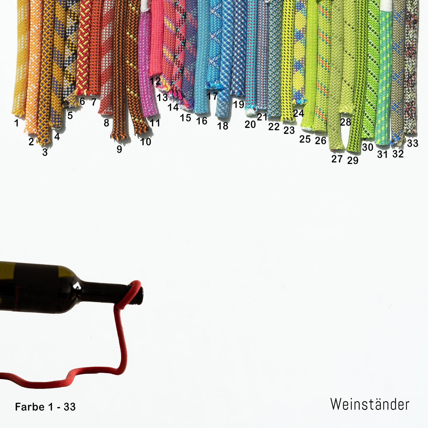 Weinständer, versch. Farben