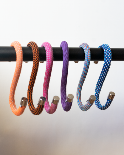 Coat hooks, single, set of 3, 5, 10