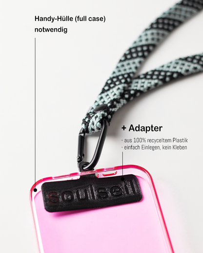 Mobile phone wrist strap, various colors