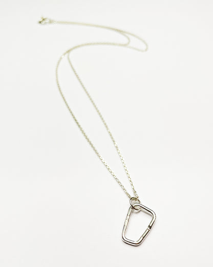 Carabiner with/without silver chain