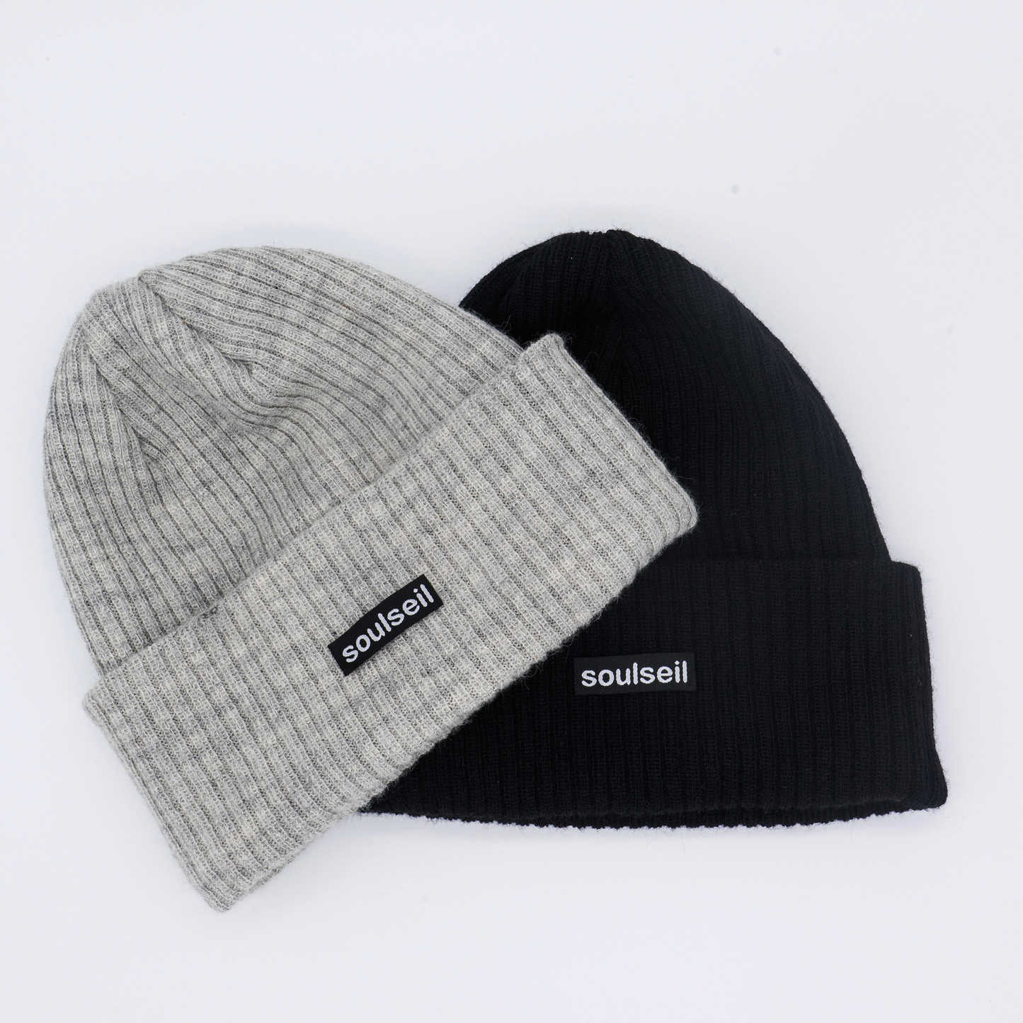 Beanie, schwarz - Ripp